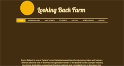 Desktop Screenshot of lookingbackfarm.com